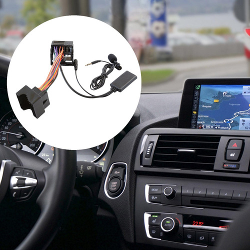 Adaptador De Bluetooth Para Automóvil Mic Plástico Para