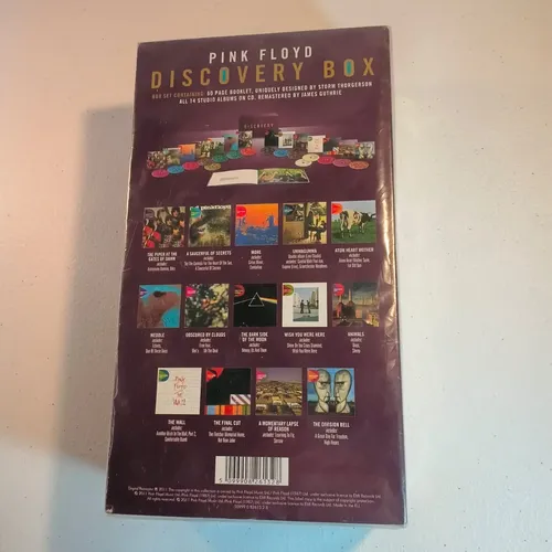 Box Cd Pink Floyd Discovery 16 Cds Imp Original Não É China