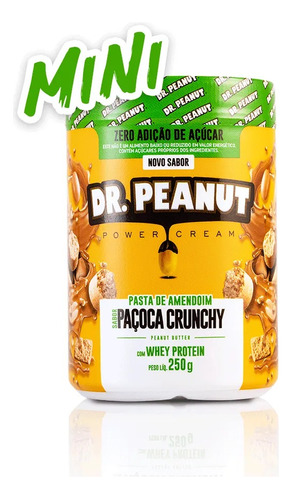 Pasta De Amendoim Paçoca Com Whey Protein Dr. Peanut 250g