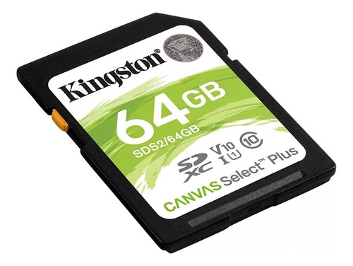 Imagen 2 de 2 de Memoria Sd 64gb Kingston Canvas Select Plus