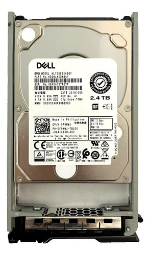 HD Dell 2.4TB 10k 2.5 SAS 12GB 0F9NWJ