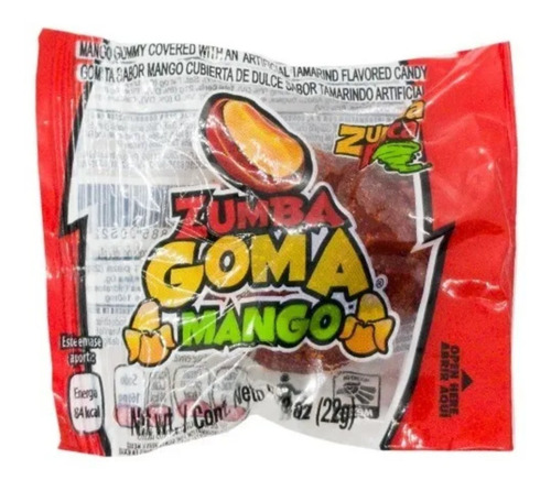 Gomitas De Mango Enchilado Zumba Goma Dulce 20 Piezas