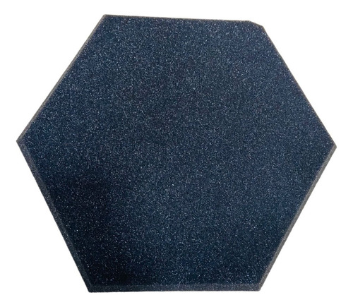Espuma Acústica Hexagonal C/10 Und 30cm X 3,5cm Lisa