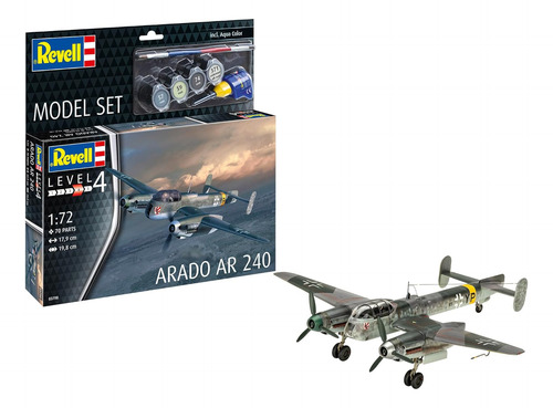 Arado Ar 240 1/172 Kit Para Monta Revell 63798