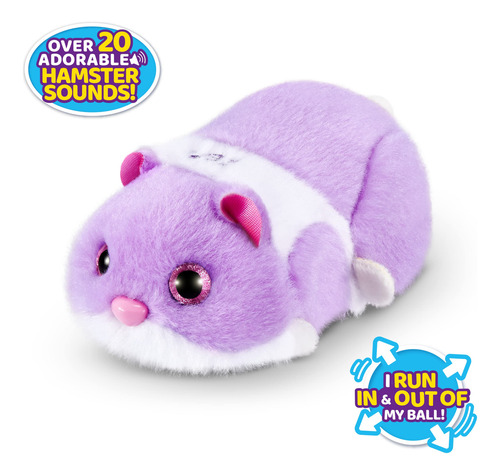 Pets Alive Hamstermania (púrpura) De Zuru Hamster, Electron