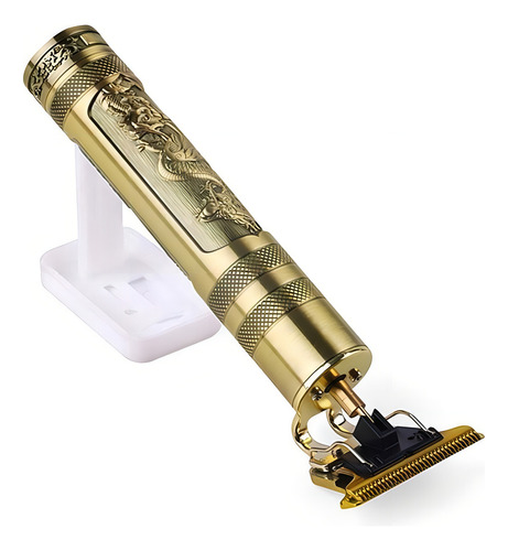 Máquina De Cortar Cabelo 3 Em 1 Barba Pelo Corpo Metal T9 Cor Cobre