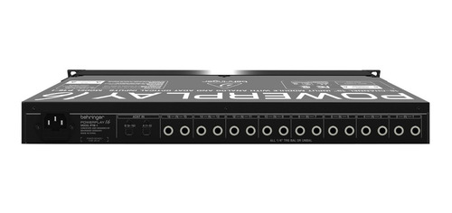 Convertidor Análogo A Digital 16 Canales, Behringer P16-i