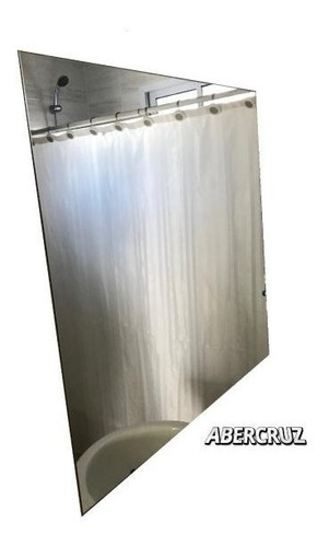 Espejo Baño Sin Marco 40x60 3mm + Estante De 6mm + Soportes