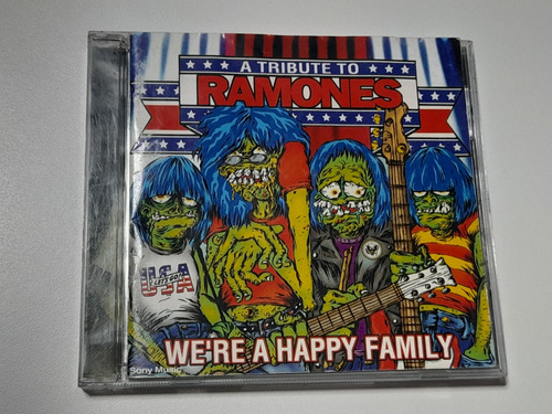 A Tribute To Ramones - We're A Happy Family (cd Exc) Arg 