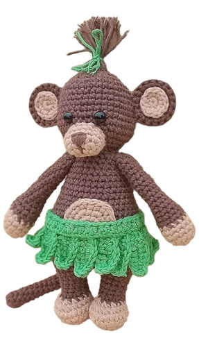 Mono Amigurumi  Monito A Crochet Muñeco De Apego