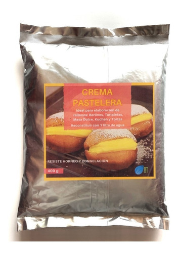  Crema Pastelera Premezcla 1.2kg (3x400g). Agronewen