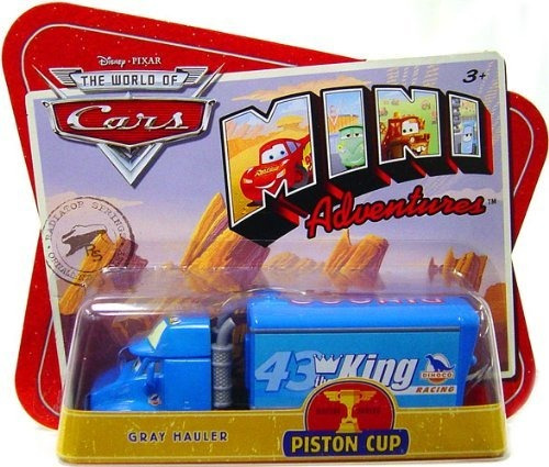 Disney Cars Mini Adventures Piston Cup Grey Hauler