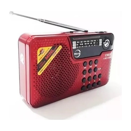 Radio Parlante Mp3 Am Fm Usb Aux Recargable Cmik Mk-513uc