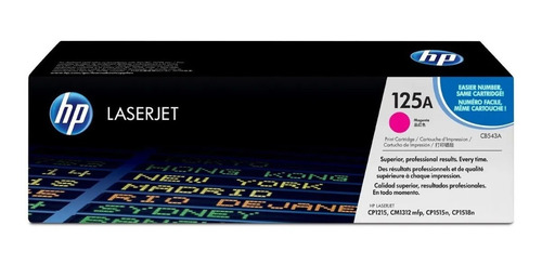 Toner Hp 125a 125 Magenta Cb543a Cp1215 Cm1312 Cp1515 1815