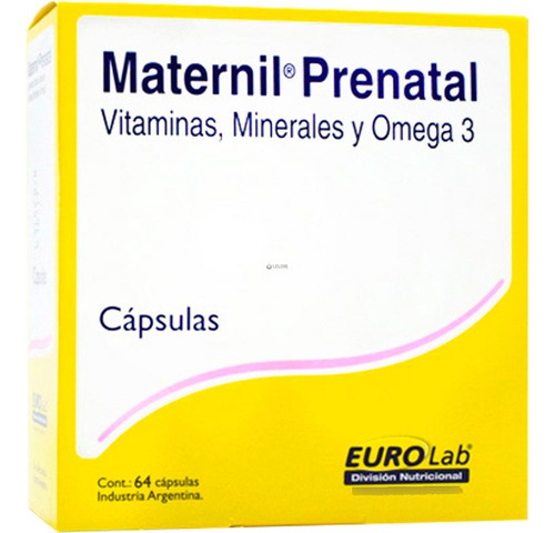 Eurolab Maternil Prenatal X 64 Cápsulas