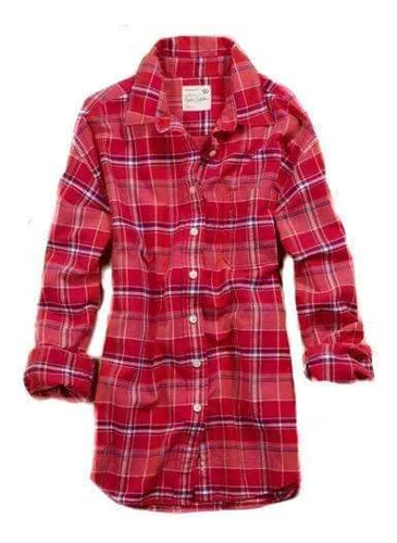Camisa xadrez best sale feminina mercado livre