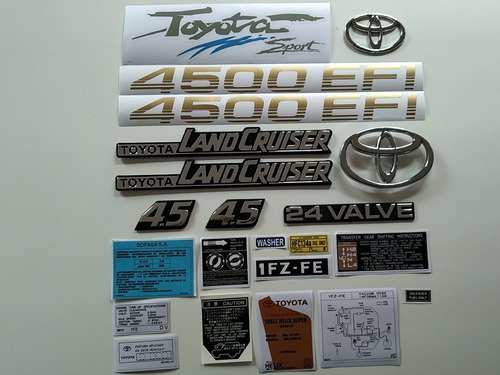 Toyota Land Cruiser 70 4500 Efi Calcomanias