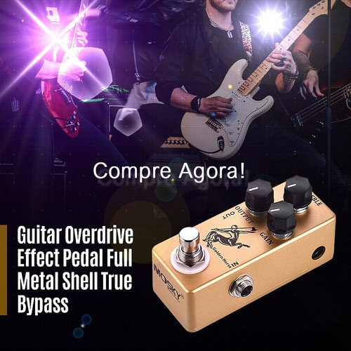 Imagem 7 de 7 de Pedal Overdrive E Boost Golden Horse - Clone Do Klon Centaur