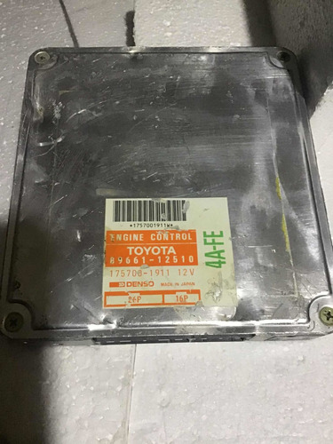 Computadora Ecu Ecm Motor Toyota Corolla 1990 89661 12510 (Usado)