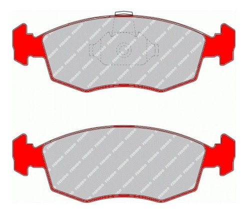 Pastillas Ferodo Fds1376 Fiat Punto