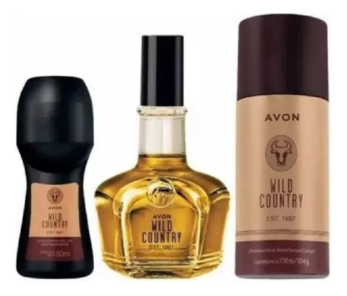 Colonia Wild Country Avon - Set Completo