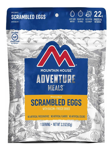 Mountain House Huevos Revueltos Con Tocino | Alimentos Liofi