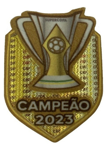 Patch Campeão Supercopa Do Brasil 2023 3d Flocado
