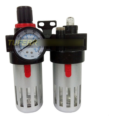 Imagen 3 de 6 de Unidad Filtro Aire Regulador Lubricador 3/8 Mf-3 Wufu