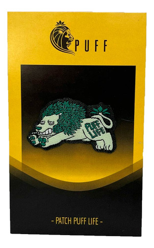 Patch Puff Life Termocolante Leão P/ Personalizar Durável