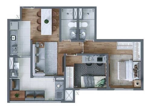 Imagem 15 de 17 de Apartamento Residencial Para Venda, Brás, São Paulo - Ap6904. - Ap6904-inc