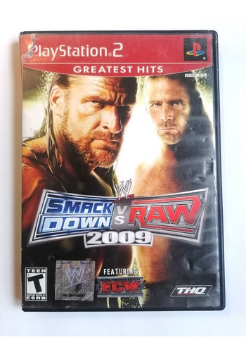 Wwe Smackdown Vs Raw 2009 Ps2 (Reacondicionado)