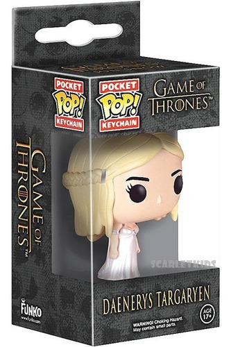 Llavero Pop Game Of Thrones Daeneris Targeryen Keychain Scarlet Kids