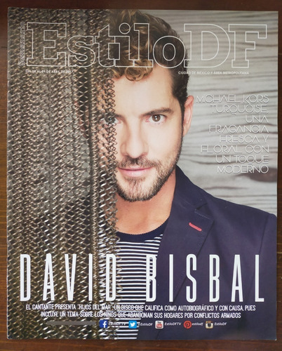 David Bisbal En Revista Semanario Estilo Df Año-2017