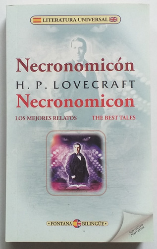 Libro Necronomicón H P Lovecraft Bilingüe Español-ingles