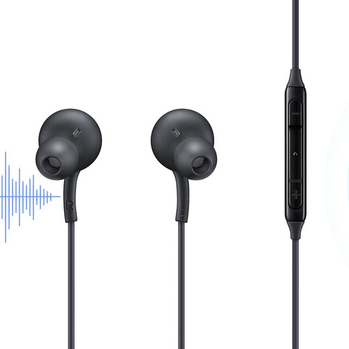 Fone Samsung Akg Usb Tipo-c Com Fio E Controles - Samsung Cor Preto