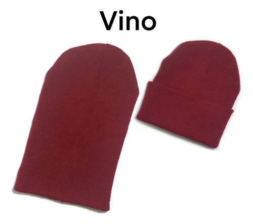 Gorro Bonete Paquete 4 Pzs Beanie Liso Gorrito Tejido Moda Combinación 3 Unitalla Ajustable