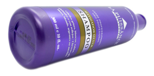 Imagen 2 de 5 de Shampoo Matizador Rubios Grises Silver X 300ml La Puissance
