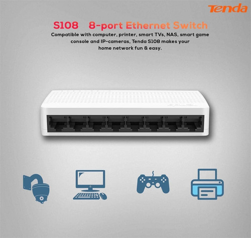 Switch Tenda S108 serie Swtich