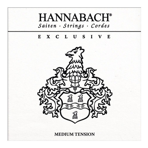 Cuerda de guitarra Hannabach Exclusive T. Medium de nailon