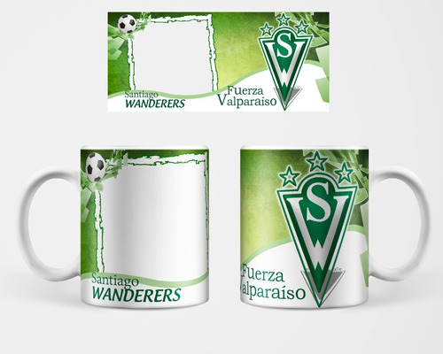 Imagen 4 de 10 de Plantillas Para Sublimar Tazas Futbol Chileno