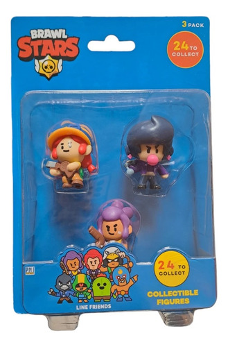 Brawl Stars Pack 3 Figuras Coleccionables Original Imexporta