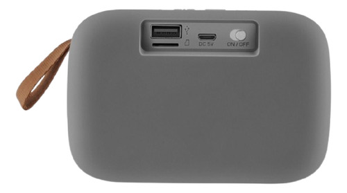 Mini Bocina Bluetooth Con Reproductor Microsd Boc-832 Gris