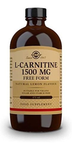 L-carnitina 1500 Mg 473 Ml  Solgar