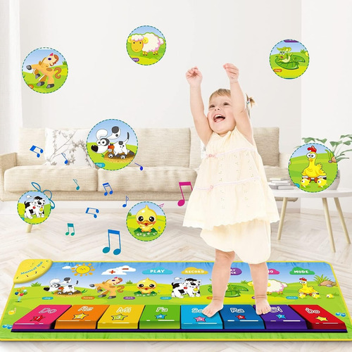 Piano Para Bebes Niños Didáctico Tapete Musical