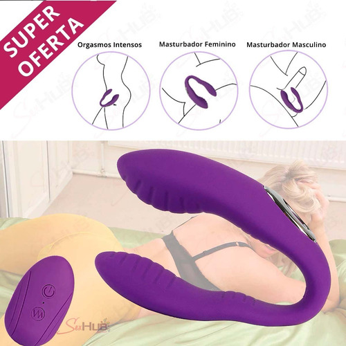 Vibrador  Para Casal Sem Fio Com Controle Recarregavel