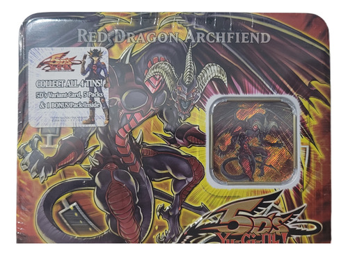 Yugioh 2008 Red Dragon Archfiend Tin Lata Sellada De Fabrica