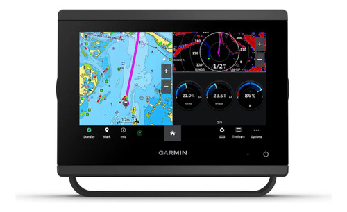 Plotter Garmin Gpsmap 723xsv Con Mapa Base Mundial
