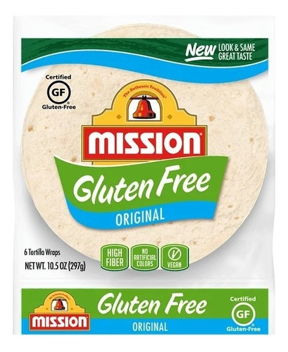Tortillas Mission Gluten Free Vegana 10.5oz 6 Pack Msi