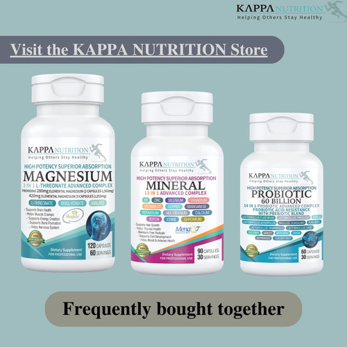 Supplement Kappa Nutrition Magnesium 3 In 1 L-threonate 90 C