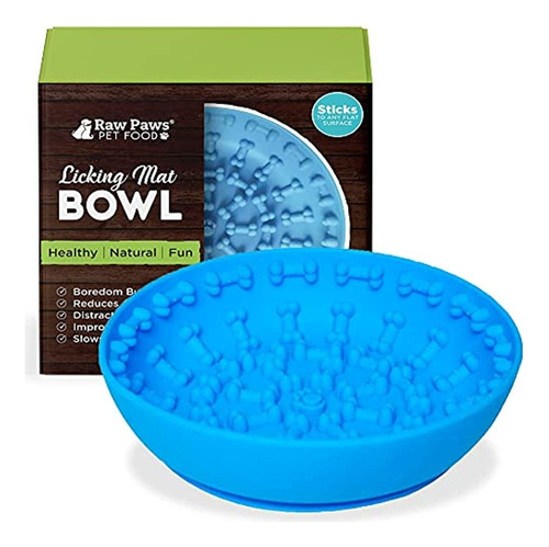 Raw Paws Lick Pad Mat Bowl For Dogs & Cat - Distraction Mat